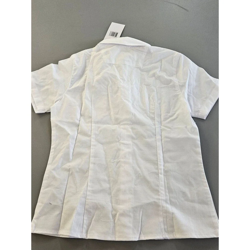 French Toast White Short Sleeve School Shirt-SZ 10